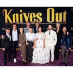 Katherine Langford Instagram - The most functional dysfunctional family ala @riancjohnson coming to you November 27th 🔪@knivesout Los Angeles, California