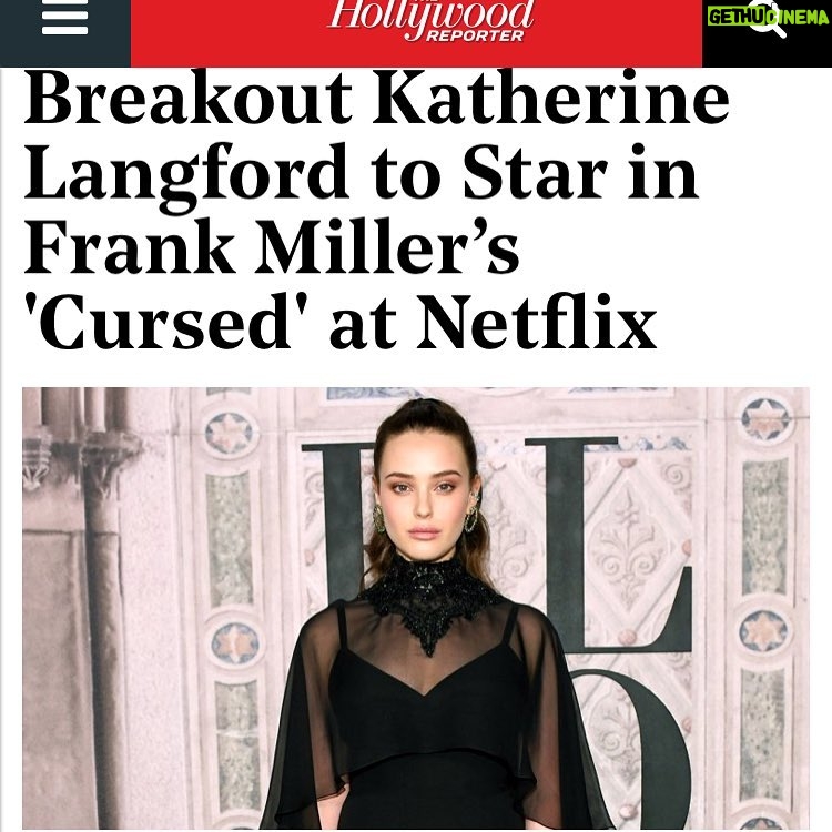 Katherine Langford Instagram - ππ So excited to finally announce this! A total dream being asked to lead this series with such legendary creatives. Canβt wait to start β¨ #Cursed @netflix