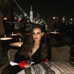 Katherine Langford Instagram – Post @cfda awards – congratulations to all the incredible designers and icons we were able to celebrate, and thank you @prabalgurung for being the best date ever x ❤️🖤 Brooklyn Bridge