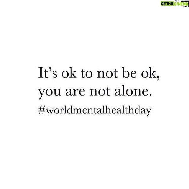 Katherine Langford Instagram - You are never alone. It can sound cliche, and at times; overused, but it's something that cannot be said enough. Mental health is a real thing that we are learning more about everyday, and it's important to remember that it's ok to feel broken, and to talk about how you feel. #worldmentalhealthday You are not alone 💙