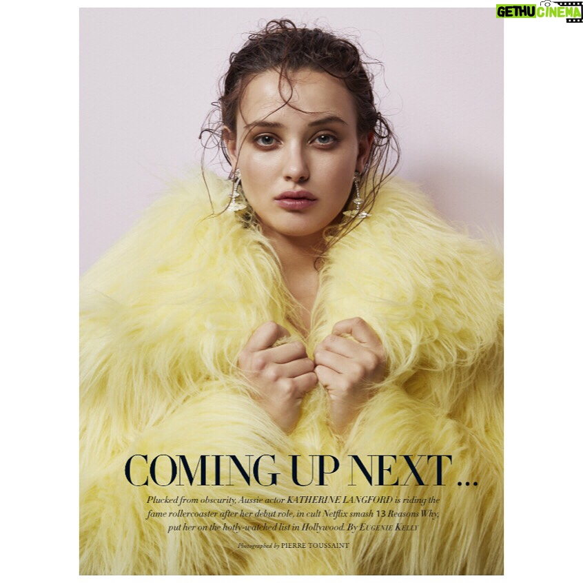 Katherine Langford Instagram - September Issue 🌹 Harper's BAZAAR, Thankyou so much for having me! This shoot was incredible. @bazaaraustralia on stands today (Ps. That fur be faux) --- @kohtanyawanichapong @peterbeard @jocelynpetroni @naomismith @pierretoussaint 📷 Story by: @eugeniekelly