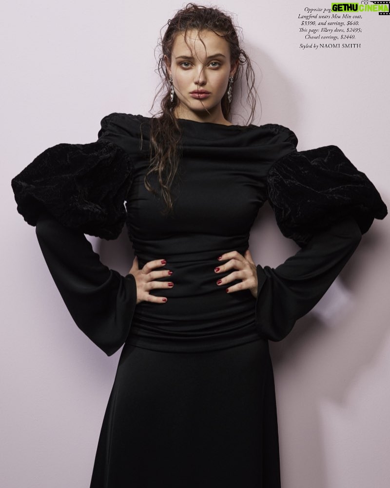 Katherine Langford Instagram - Eleganza for @bazaaraustralia 🦋