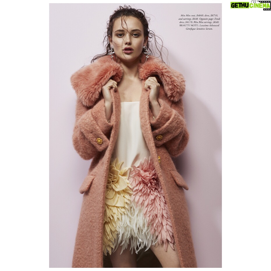 Katherine Langford Instagram - September Issue 🌹 Harper's BAZAAR, Thankyou so much for having me! This shoot was incredible. @bazaaraustralia on stands today (Ps. That fur be faux) --- @kohtanyawanichapong @peterbeard @jocelynpetroni @naomismith @pierretoussaint 📷 Story by: @eugeniekelly