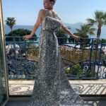 Katherine Langford Instagram - Baby's first Cannes with my @lorealparis family 💫 Cannes Palais Des Festivals