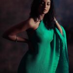 Keerthi Pandian Instagram - 🦋 Styling: @_ragambigaa_ Photography: @ajaykumar_elango Outfit: @tasuvure curated from @chamierschennai Makeup: @sofdoesmakeup_ from @thebridesbar Hair: @mani_stylist_ Jewellery: @deepagurnani curated from @chamierschennai Footwear: @taaramitraofficial