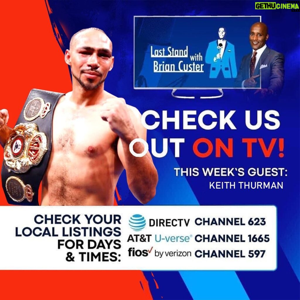 Keith Thurman Instagram - Check us out on DIRECTV this weekend