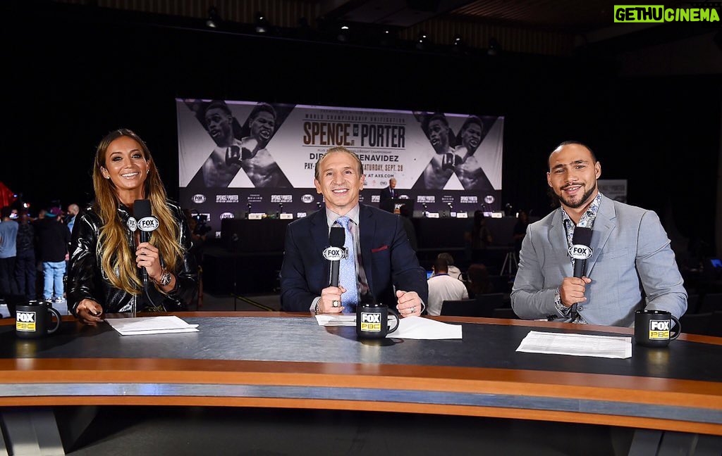 Keith Thurman Instagram - Back in that @pbconfox broadcast booth this Saturday night! Don't miss #UgasDallas on @fs1 and @foxdeportes. 🎤 #OneTime