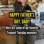 Kelsey Cook Instagram - I’m so lucky that not only do I get to hear my dad play Missy Elliott and DMX on trumpet, but that he’s also the most loving and supportive Dad imaginable. I love you, Dad! ❤️