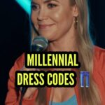 Kelsey Cook Instagram – I could’ve worn capris and still would’ve broke the dress code 😭👖 #standupcomedy #comedy #millennials #dresscode #reels