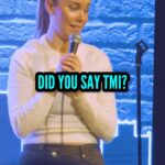 Kelsey Cook Instagram - We really covered the full TMI spectrum in Boston a few weeks ago 😶 the new tour starts in one month!! San Diego, LA, Tacoma are up first 👏🏻 #standupcomedy #comedy #reels #tmi #boston