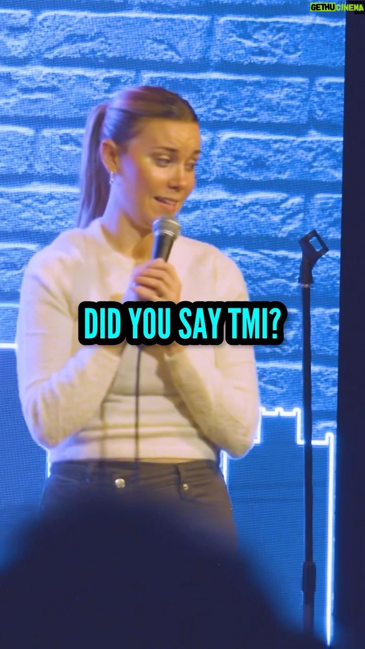 Kelsey Cook - 21.8K Likes - We really covered the full TMI spectrum in Boston a few weeks ago 😶 the new tour starts in one month!! San Diego, LA, Tacoma are up first 👏🏻 #standupcomedy #comedy #reels #tmi #boston