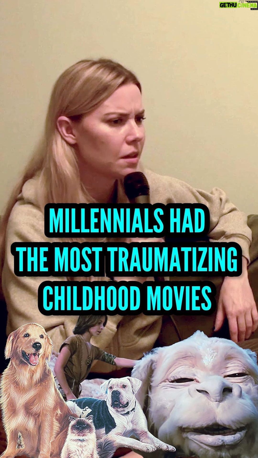 Kelsey Cook Instagram - What was the scariest “kids” movie you saw growing up and why is it Neverending Story? 🫣😂 #standupcomedy #comedy #reels #millennial #podcast