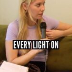Kelsey Cook Instagram - We reached a compromise somewhere between a lantern and the surface of the sun 🕯️ Episode 2 of Pretend Problems Podcast drops tomorrow! Go listen to episode one if you haven’t yet! #comedy #relationships #dating #reels #homedecor