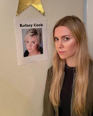 Kelsey Cook Instagram - The manager at @hilarities really reaches into the bowels of the internet to find the wildest green room photos 😂 that’s one of my first headshots from when I was 21 (but had the haircut of a devoted soccer mom) and I truly thought that was gonna be a hot facial expression. Had no idea that I looked like a woman who had been told her Kohl’s coupon expired and then demanded she speak to the manager 💀 thank you Sam, Nick, and Scott for everything this weekend! What a special club. Grand Rapids, DC, Nashville (2nd show being added), Huntsville, Atlanta, Boston and Tampa up next!!