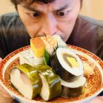 Ken Yasuda Instagram - 京都にて。 久々に睨んでみました。 鯖寿司激旨。 #睨み飯
