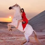 Kendall Jenner Instagram - a special day with @stellamccartney shot by @harleyweir #JeanFrancoisPignon and his horses were nothing short of amazing. i felt so happy and calm all day. thank you for this experience Stella 🤍 #StellaMcCartney #StellaWinter23