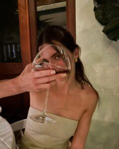 Kendall Jenner Instagram - peanuts and beer