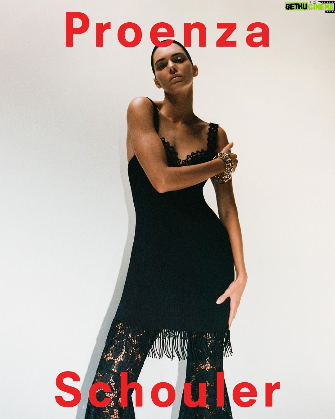 Kendall Jenner Instagram - @proenzaschouler SS23 campaign by @d.avit