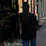 Kendall Jenner Instagram – city strolls @prada 
#PradaTriangle #PradaSymbole
#ad