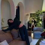 Kendall Jenner Instagram - cozy at home in @alo