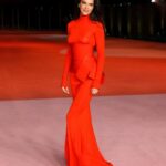 Kendall Jenner Instagram - last night at the @academymuseum gala in @fendi couture