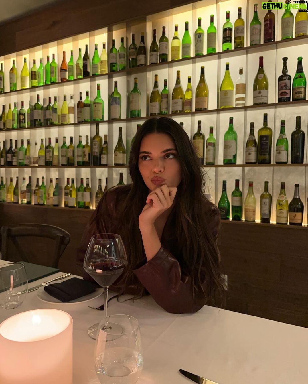 Kendall Jenner Instagram - me and my wine again