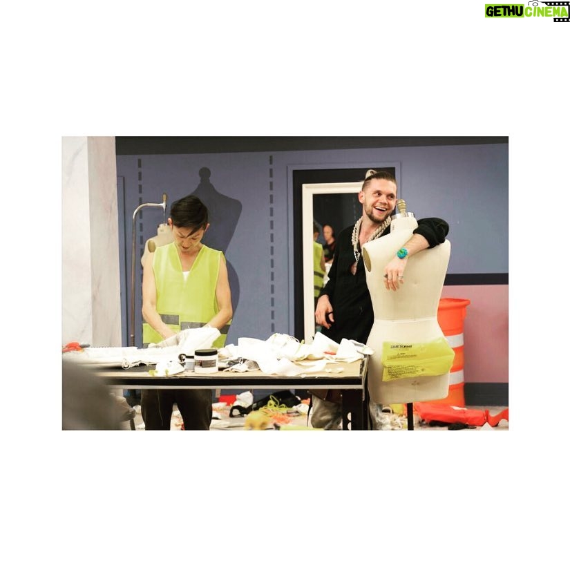 Kentaro Kameyama Instagram - 🚧Caution: It’s an unconventional material challenge on @ProjectRunway, Thursday at 9/8c on @lifetimetv! 🚧 #projectrunway16 #projectrunway #designerkentaro #designerbrandon New York, New York