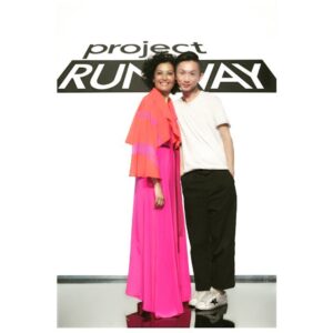 Kentaro Kameyama Instagram - I love pink No.2 #projectrunway #projectrunwayseason16 #designerkentaro #indianweddingdress
