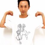Kentaro Kameyama Instagram - #Collaborating with @shokonakashita . My #angel is not so #graceful , but #cute as #hell . Available at www.kentarokameyama.com Downtown Los Angeles