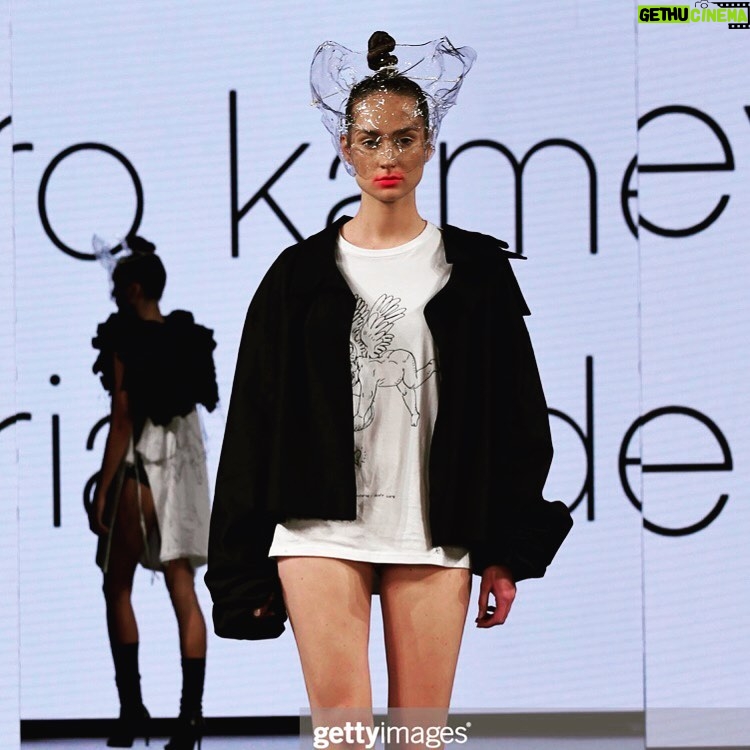 Kentaro Kameyama - 2.1K Likes - Showing my #new #collection in #NY last #Friday #NYFW And thank you so much for everything @hectorsimancas #makeup #mask