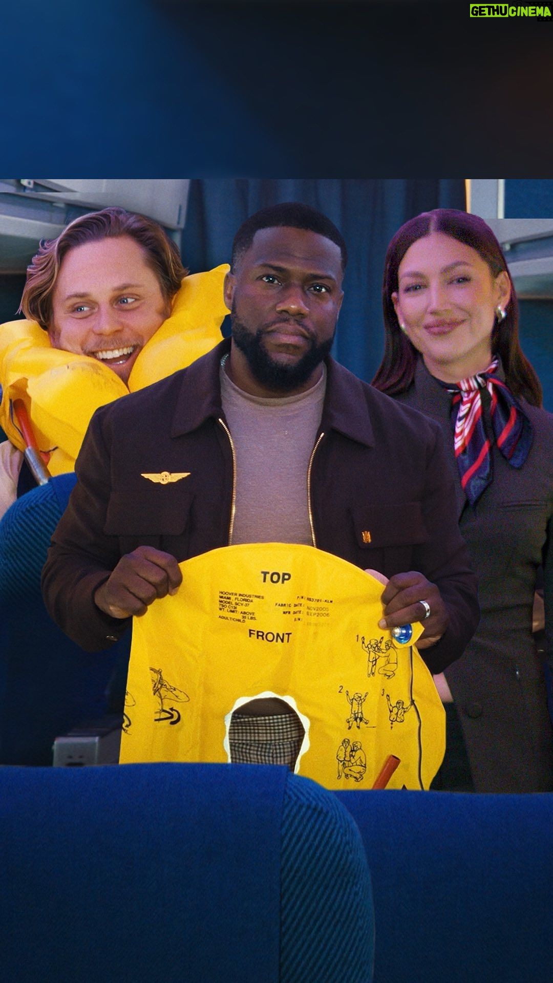 Kevin Hart Instagram - the cast of LIFT created their own inflight safety video and honestly i love it. LIFT is now streaming