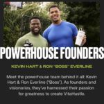Kevin Hart Instagram - Advancing and Pushing. Never Settle! @getvitahustle Get Active! Don’t Get Caught Up In Titles. Commit to the Work! Go to WalMart and try for yourself!