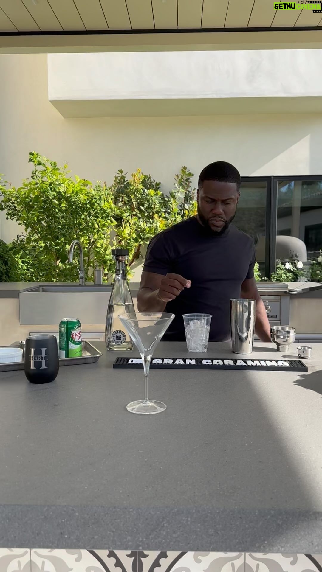 Kevin Hart Instagram - I’m the fastest Margarita maker in the WORLD!!!!! Make the correct choice this weekend and drink @grancoramino …. #HardWorkTasteDifferent