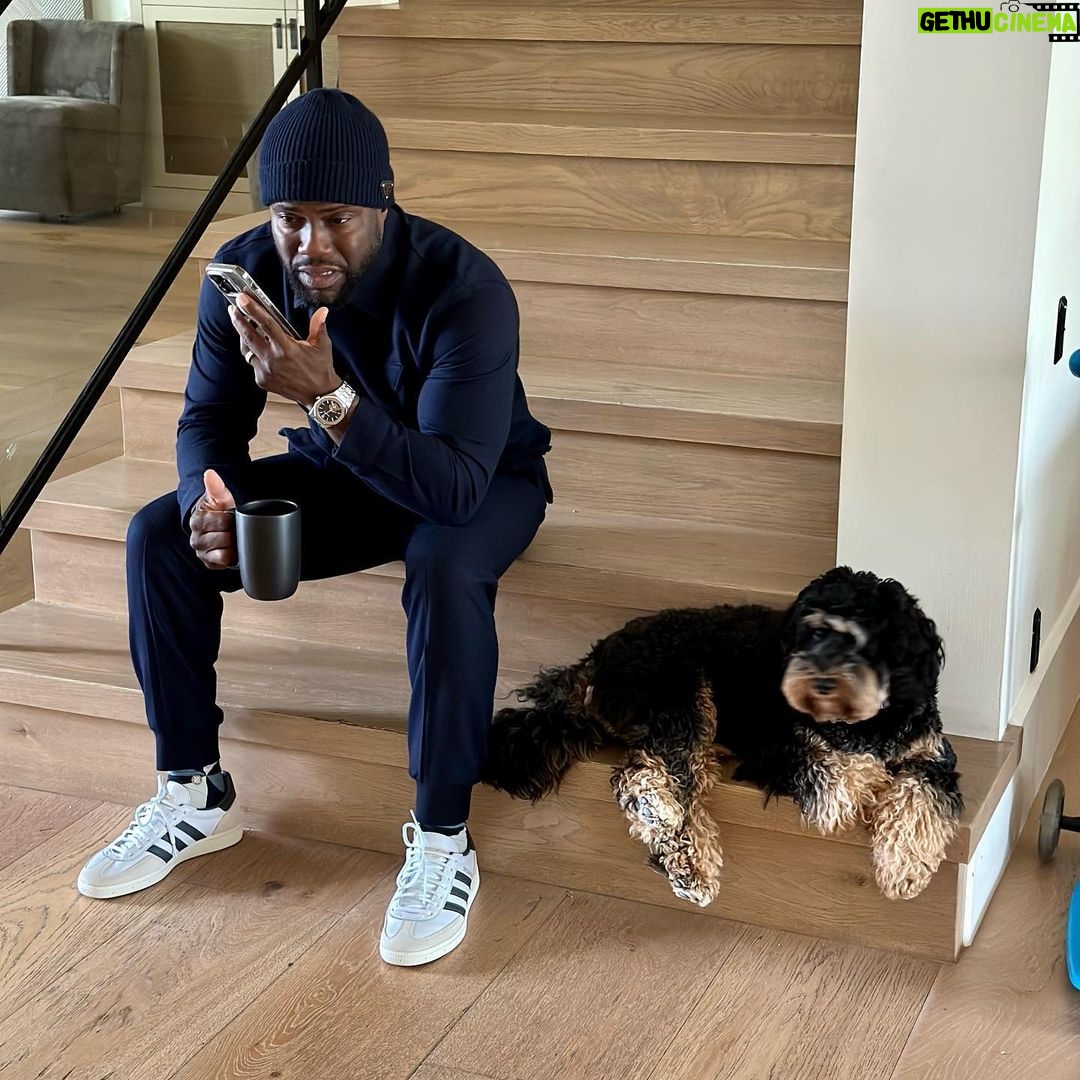 Kevin Hart Instagram - Coffee X RIO = live love laugh = A little man and his dog