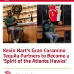 Kevin Hart Instagram - Let’s goooooooooo!!!!! Major thank you to @atlhawks ….I’m excited as hell about the partnership…. Our future is bright!!!!! Make sure you visit the @grancoramino bar/lounge when you go see the Hawks!!!!! We are growing and I’m loving it!!!!!! #HardWorkTasteDifferent