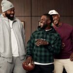 Kevin Hart Instagram - EVERY. DAMN. SUNDAY. PEOPLE….I’m back at it again with my brand new @fableticsmen collection that you’ll be wearing all (football) season long. Shop the collection now and gear up for every interception, touchdown, and salty snack to come. #EveryDamnSunday #fableticsmen P.S Nothing makes me happier then doing things with my brothers …..this campaign drop is special because I got to do it with them….we are 20yrs deep in friendships & brotherhood!!!!! #PlasticCupBoyz
