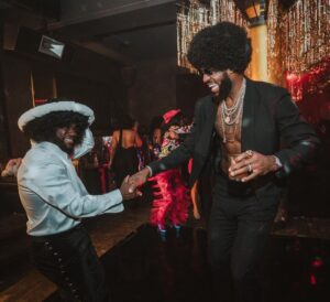 Kevin Hart Instagram - Celebrated my brother @kingjames B Day in style …. Studio 84 was a stone cold groove jack!!!!!! #LiveLoveLaugh