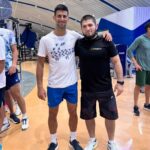 Khabib Nurmagomedov Instagram - With GOAT 🥇🎾 @djokernole NAS Sports Complex