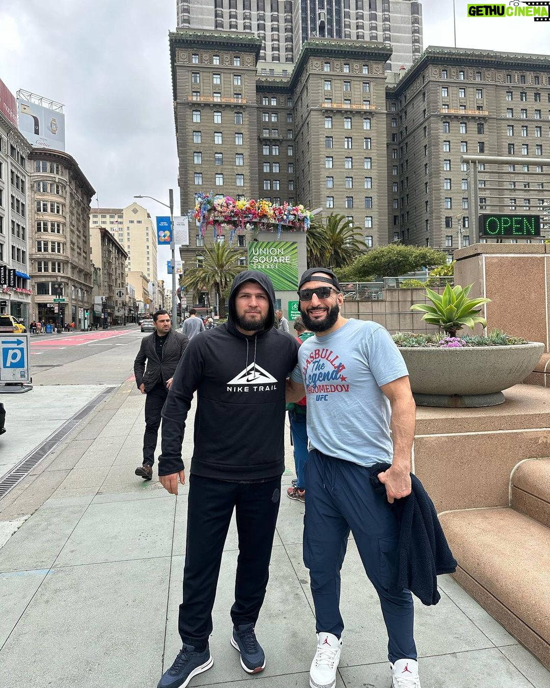 Khabib Nurmagomedov Instagram - My Palestinian 🇵🇸 Brother San Francisco, California