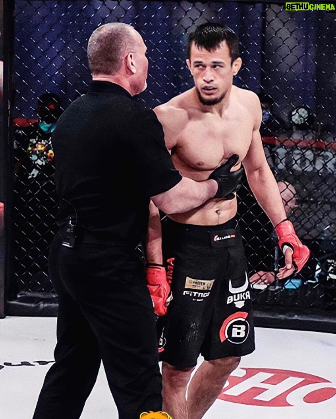 Khabib Nurmagomedov Instagram - Historical #Bellator300 event in San Diego, California headlined by my Brother @usman_nurmagomedov vs Brent Primus. Step by step my young brother is moving forward and he’s the flag bearer of our Family on international arena today. October 7 his second title defense 🤲🔝 Let’s go my Brother @usman_nurmagomedov