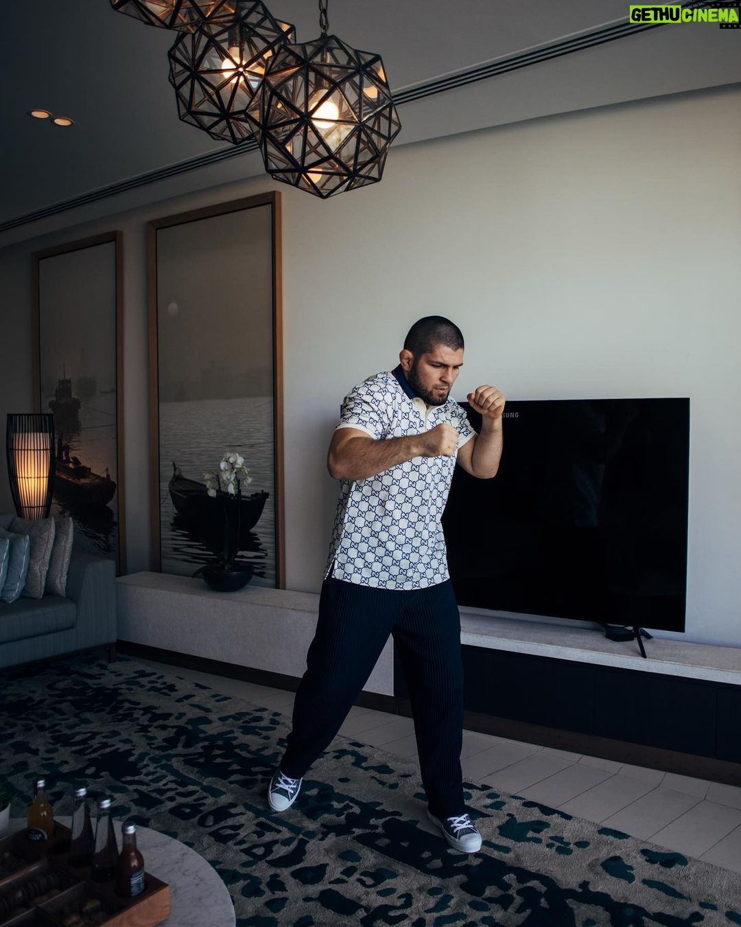 Khabib Nurmagomedov Instagram - Rule #2 - Hard Work follow: @meta_gameplan