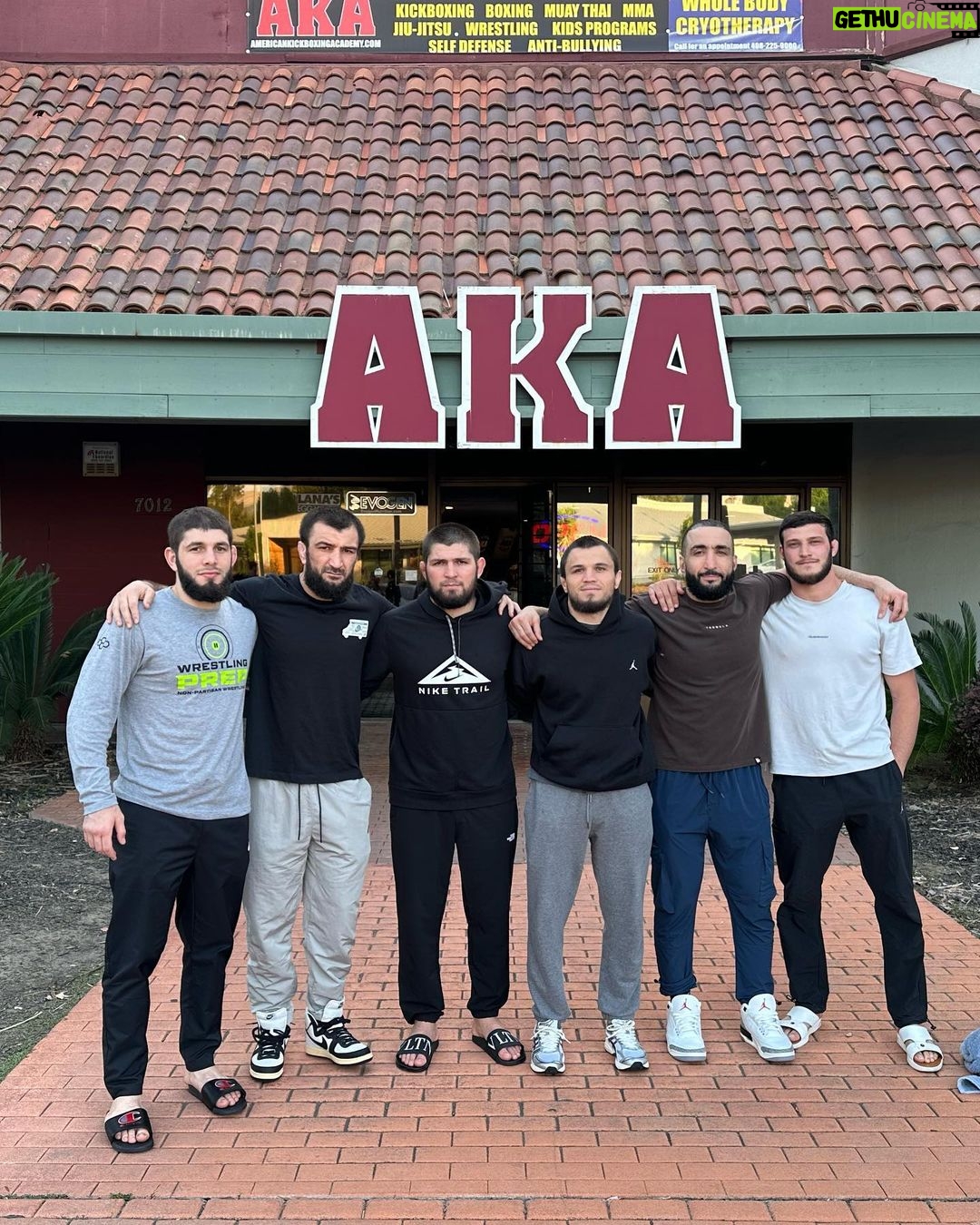 Khabib Nurmagomedov Instagram - SanJose, California ☀️ AKA Gym