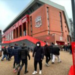 Khabib Nurmagomedov Instagram - It was a couple of months ago … I just love this game ⚽️ Anfield, Liverpool