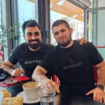 Khabib Nurmagomedov Instagram - in AbuDhabi - with my friend.
