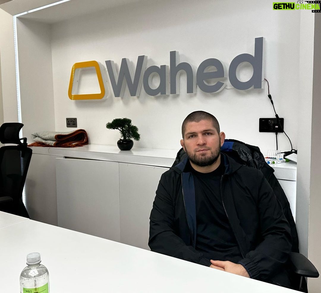 Khabib Nurmagomedov Instagram - In London with @wahedinvest