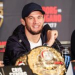Khabib Nurmagomedov Instagram - Congratulations world champion 🔝 Показал и доказал свой уровень 👏 @usman_nurmagomedov гlебеде вачla ))