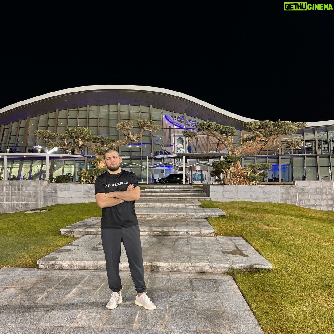 Khabib Nurmagomedov Instagram - here in Dubai. NAS Sports Complex