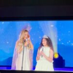 Khloé Kardashian Instagram - The Queen of Christmas!!!! For the little girls very FIRST concert ever, we went to see the Queen herself, @mariahcarey !! We all had the best time, creating the most magical memories!! Thank you mommy for taking all of us! 🩵