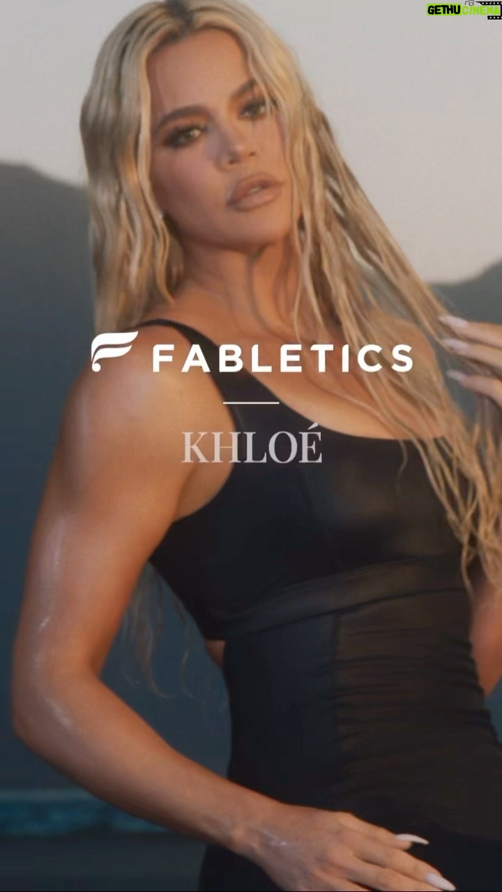 Khloé Kardashian Instagram - The one piece designed for simplicity 🖤#FableticsxKhloe