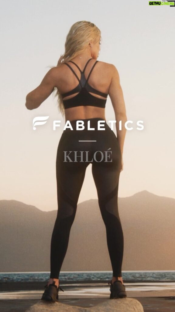 Khloé Kardashian Instagram - 🖤 @fabletics